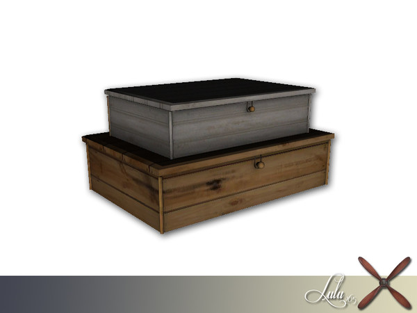 Sims 4 — Port Bedroom Decor Boxes  by Lulu265 — Part of the Port Bedroom Set