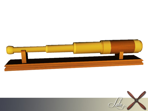 Sims 4 — Port Bedroom Decor Spy Glass  by Lulu265 — Part of the Port Bedroom Set