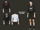 Sims 4 — BOY LONDON Sweater by francisjiao — - We love BOY LONDON! - it will be nice to wear a sneaker with it