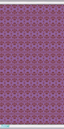 Sims 2 — Retro Patterned Wallpapers 2 - Individual Item by LALIA7 — Available in eleven colours.