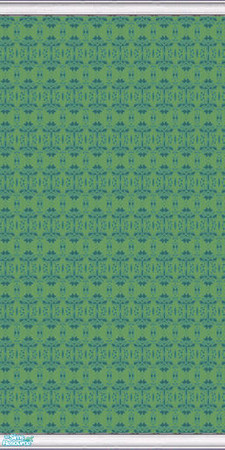 Sims 2 — Retro Patterned Wallpapers 2 - Individual Item by LALIA7 — Available in eleven colours.