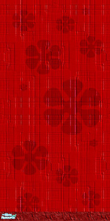 Sims 2 — Gws- Red by simmyfan2852 — Part of the Groovy Wall Set