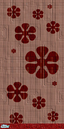 Sims 2 — Gws- Pink by simmyfan2852 — Part of the Groovy Wall Set