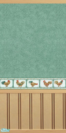 Sims 2 — Country Green Wall 4 by chayann — Part of the Country Green Set. Enjoy!