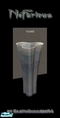 Sims 2 — Nefarious Study - Vase 2 by EarthGoddess54 — A nice addition to the Nefarious Study set, made for the spooky
