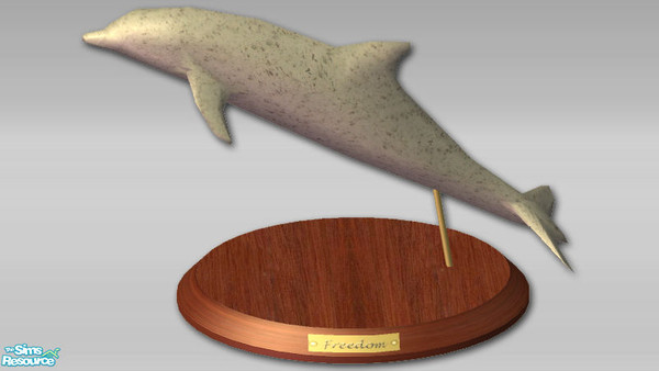 Sims 2 — Lucia Dolphin Sculpture - Mesh by Shakeshaft — Part of a modern contemporary lounge set, comprising of a Sofa,
