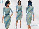 Sims 4 — Classy In Blue by naschkatze93 — You want to feel elegant and glamorous? Then is that the perfect dress. Have