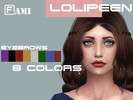 Sims 4 — Women's Eyebrow "Fami" by Lolipeen — Hello guys ^_^ Beautiful eyebrows for your Sims . Available in 8