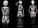 Sims 4 — Stormy Dress by GorePrincess —  Welcome the Stormy dress for your sims! one color teen-elder 