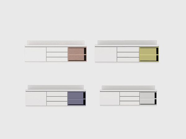 Sims 4 — Bedroom Juniper - Sideboard by ung999 — Bedroom Juniper - Sideboard color options ; 4