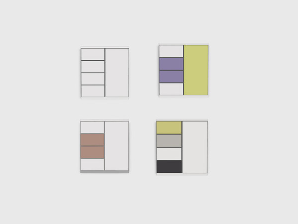 Sims 4 — Bedroom Juniper - Wall Cabinet by ung999 — Bedroom Juniper - Wall Cabinet Color options : 4