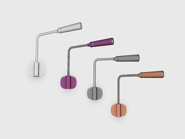 Sims 4 — Bedroom Juniper - Wall Lamp (Right) by ung999 — Bedroom Juniper - Wall Lamp (Right) Color Options : 4