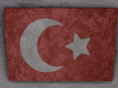 Sims 4 — Osmanlı İmparatorluğu Bayrağı 1844-1924 by Bozkurt20 — Grunge Flag
