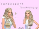 Sims 4 — Pusheen Crop Tops -sondescent- by -sondescent- — 