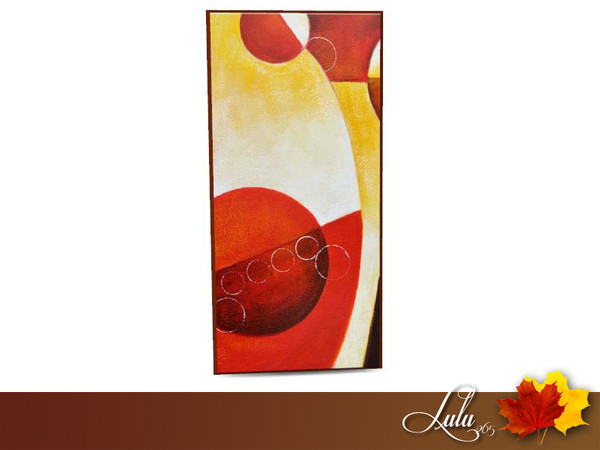 Sims 4 — Autumn Living Large Painting  by Lulu265 — Part of the Autumn Living Set 2 variations included 