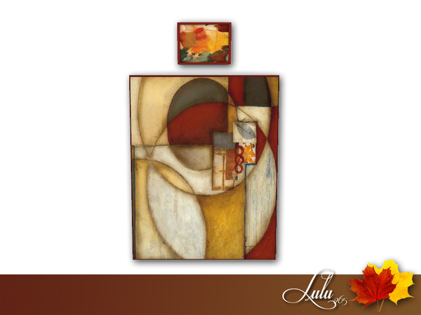 Sims 4 — Autumn Living Poster  by Lulu265 — Part of the Autumn Living Set 2 variations included 