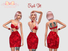 Sims 4 — CuteStuff RED Set by CuteStuff — Comes with everything RED. One top and one Skirt. One color each!