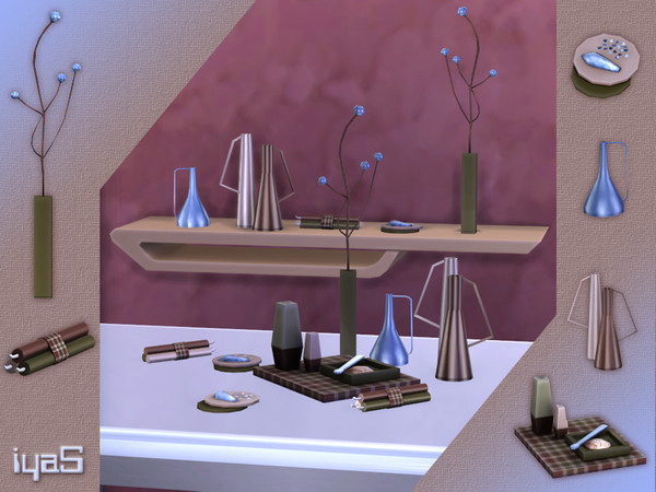 Sims 4 — Contemporary Breakfast Set by soloriya — Trendy, classic or playful dinnerware sets and tables decorations in