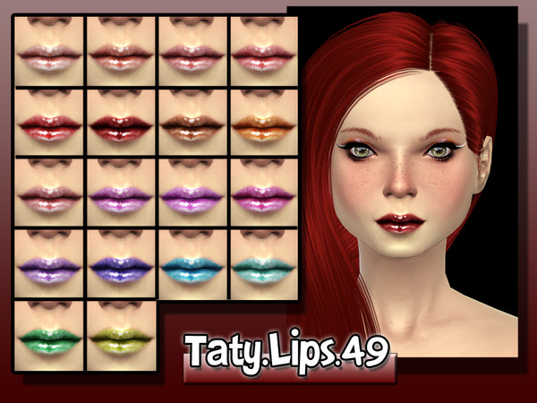 Sims 4 — [Ts4]Taty_Lips_49 by tatygagg — -Female -Human -Teen, Young Adult, Adult, Elder