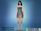 Sims 4 — Mermaid Dress by harry_williams — Hi everyone! This is a mermaid dress I've made. It comes with 6 colours.
