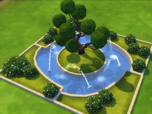 Sims 4 — Unlocked Garden Plot by Doctor_Dollmaker — A collection of 12 clean flowerbed from town's items unlocked. Place