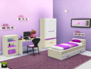 Sims 4 — Bedroom - The Sweetest Dream  by LittleSimsStuff — Bedroom with 8 objects is typical female room. Great for