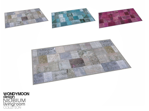Sims 4 — Niobium Rug by wondymoon — - Niobium Living - Rug - Wondymoon|TSR - Jun'2015