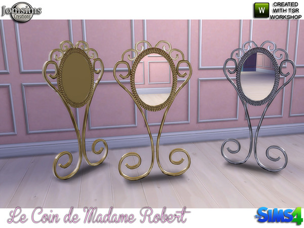 Sims 4 — madame robert floor mirror by jomsims — madame robert floor mirror