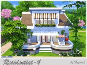 Sims 4 — S4-Residential-04 by TugmeL — This lovely two storey house is decorated throughout with a modern theme, ideal