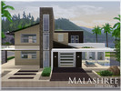 Sims 3 — Malashree by aloleng — A three bedroom house with 2 toilet and bath, one covered car garage, pool, dining area,