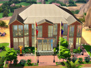 Sims 4 — Havard School by mecha244 — A sweet school building with almost 13 Rooms and two big halls there is 3