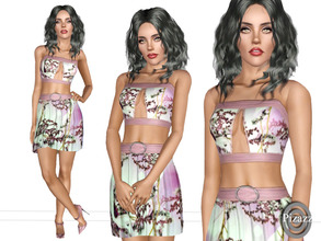Sims 3 — Spring Fashion by pizazz —  A colorful and stylish dress set for any event. Show off your curves with a classy