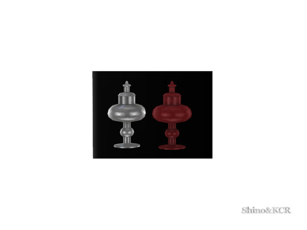 Sims 4 — Living Moroso - Glass Container 2 by ShinoKCR — elegant glass container middle Size