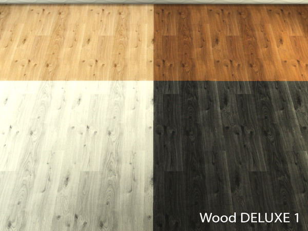 Sims 4 — Floor DELUXE 1 by Joy6 — Timber floors for the house.This set contains 4 colours
