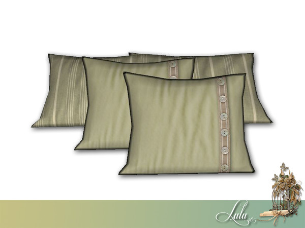 Sims 4 — Rustic Dreams Decor Pillows  by Lulu265 — 2 colour Variations included . Please not pillows are decor only