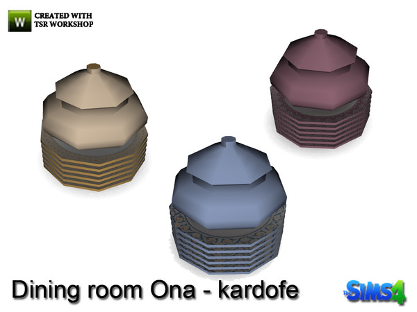 Sims 4 — kardofe_Dining room Ona_Dishes2 by kardofe — Dishes stacked up with a soup, three different textures