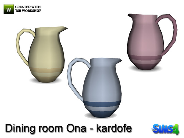 Sims 4 — kardofe_Dining room Ona_Jar by kardofe — Jar in three different textures