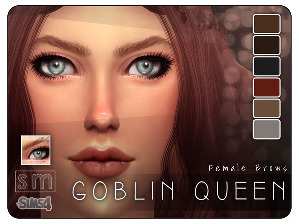 Sims 4 — [ Goblin Queen ] - Realistic Brows by Screaming_Mustard — On the never ending quest to make realistic brows, I