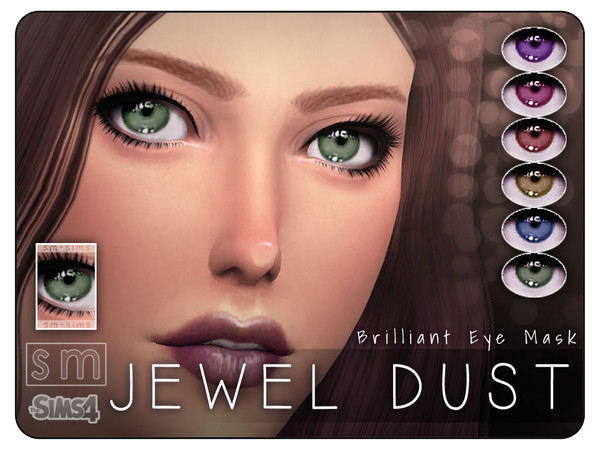 Sims 4 — [ Jewel Dust ] - Brilliant Eye Mask by Screaming_Mustard — I want more realistic things in my game, so I've made
