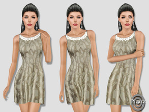 Sims 3 — Soft cotton lace dress by pizazz — This dress can be worn for just about any occasion. Keep it casual with some