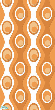 Sims 2 — Studio K Seakelp - Papaya by StudioKhagerks — 28 colors total. Can be found under Wallpapers. Coordinates with