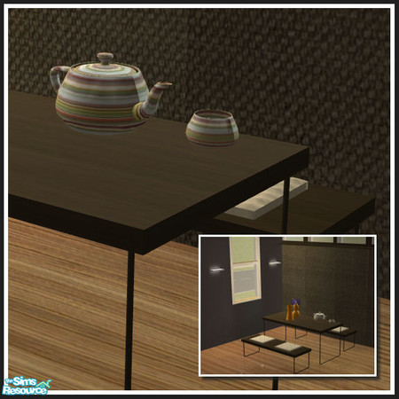 Sims 2 — Darkdining in darkwood - Tea by mirake — 