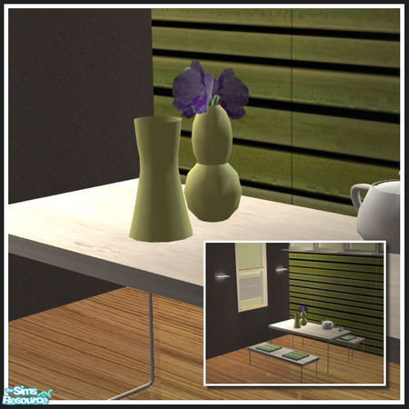 Sims 2 — Darkdining  in aluminium - Flower by mirake — 