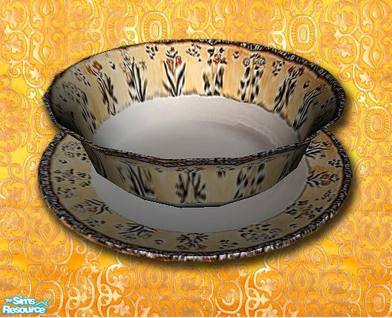 Sims 2 — Indian Cuisine - Serving Bowl by Simaddict99 — Serving bowl, required for my Indian Cuisine to work.