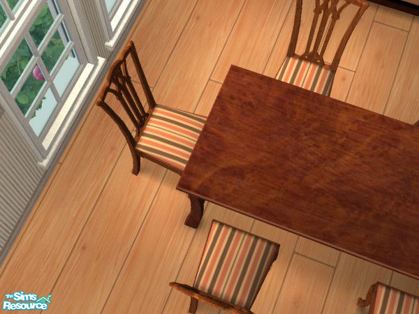 Sims 2 — Chocolate Brown & Candy Pink Chair by foxysensei — For the stylish chocolate brown and pink dining room. No