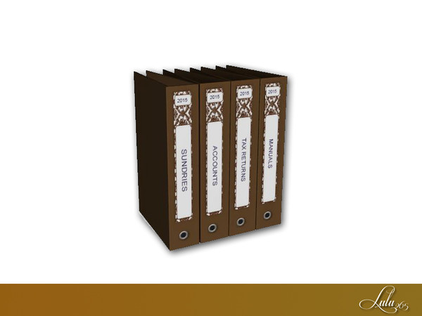 Sims 4 — Carlton Office Decor Files  by Lulu265 — Part of the Carlton Office Set for Sims 4