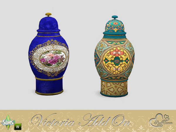 Sims 4 — Victoria AddOn Vase One by BuffSumm — Part of the *AddOn Victoria Set*! Created by BuffSumm @ TSR