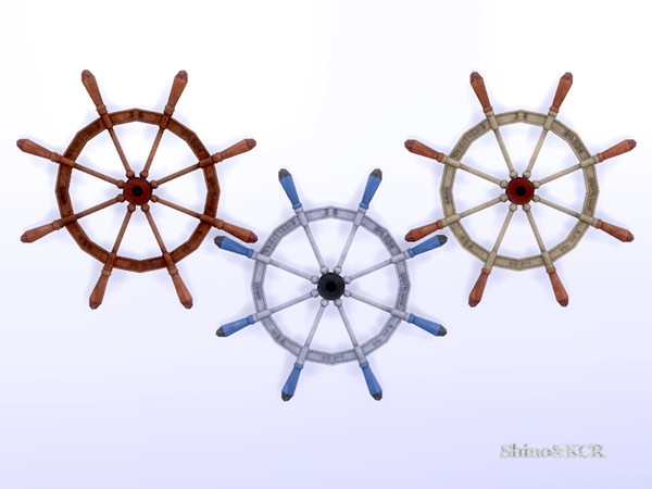 Sims 4 — Nautical - Ship Wheel by ShinoKCR — thats all left from that ship