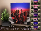 Sims 3 — Big city night by Le_Secret — This set features seven different paintings on the theme of city nightlife