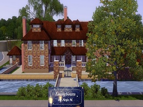 Sims 3 — Longbourn House by Anju_N — Step into the past, in this large family home featuring five bedrooms, three